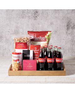 Sweet & Crunchy Snack Set, Popcorn, Snacks, Cookies, Gourmet Gift Baskets, Chocolate Gift Baskets, USA Delivery