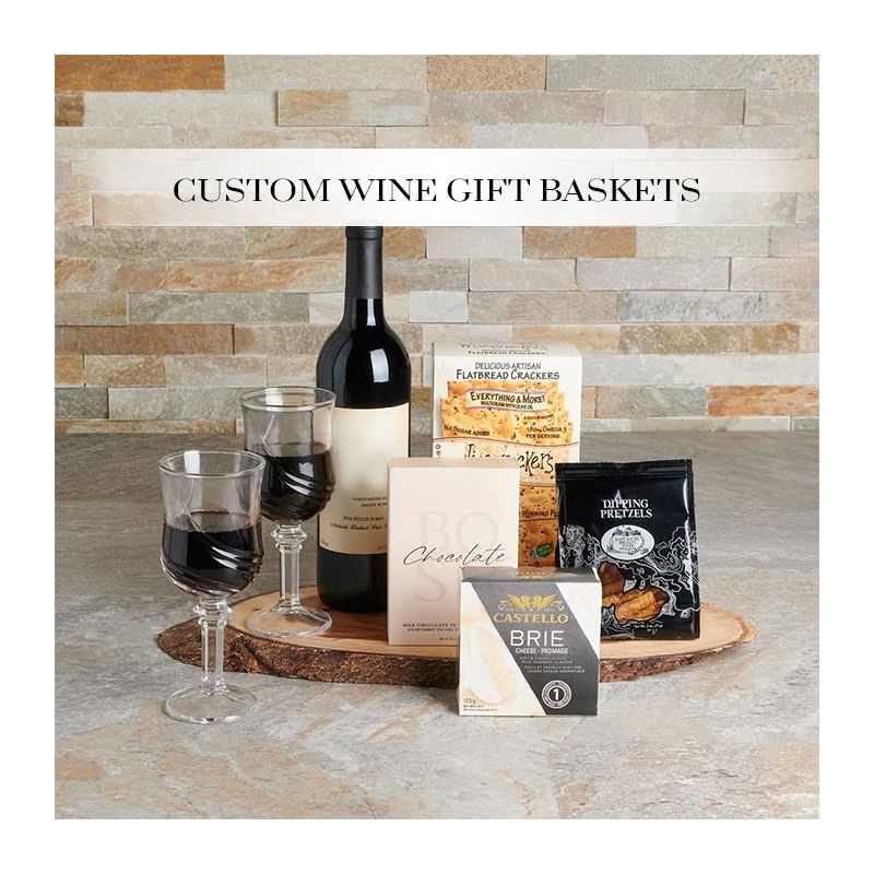 Custom Wine Gift Baskets Custom gift baskets Canada delivery US