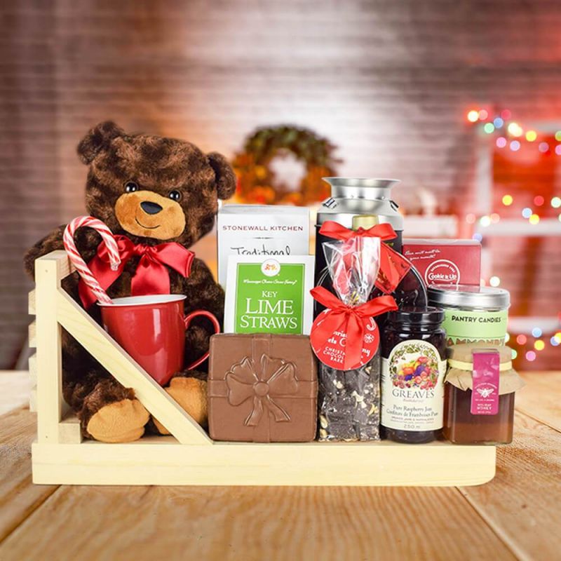 Coffee & Chocolate Christmas Basket HAZELTON'S USA