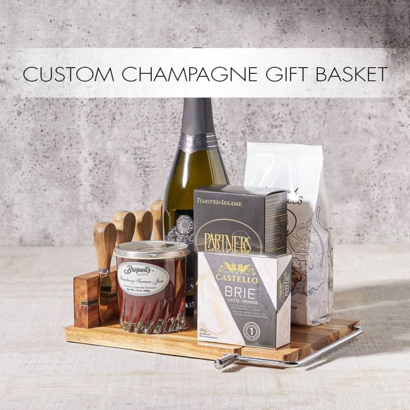 Custom Champagne Gift Baskets HAZELTON'S USA