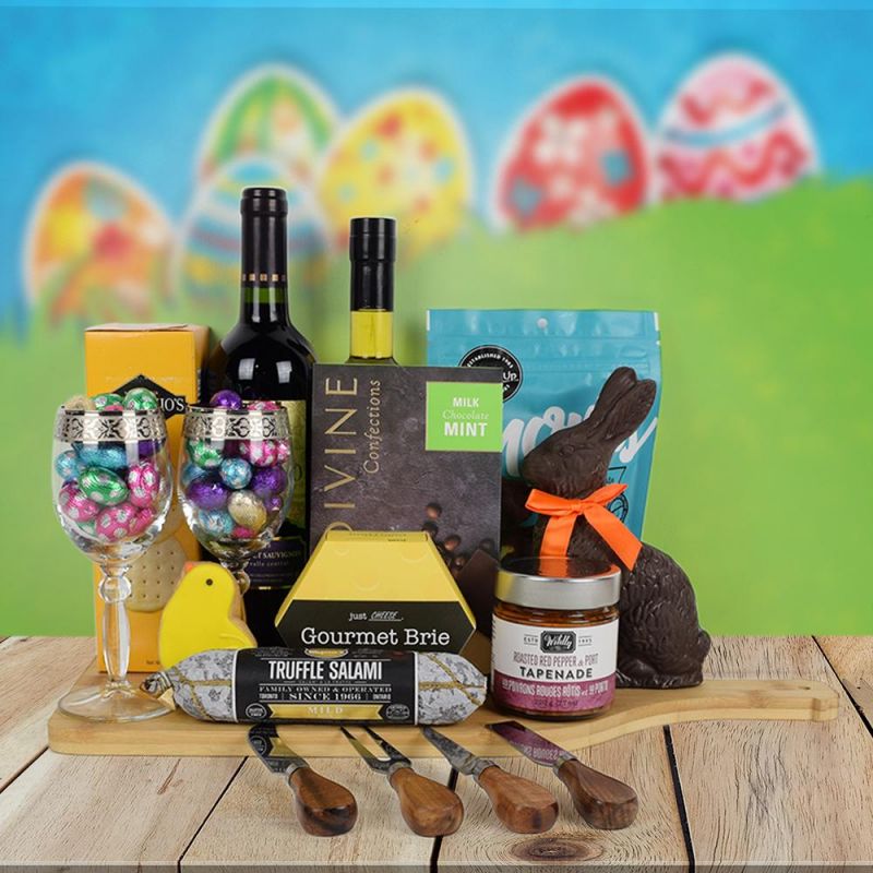 Easter Bunny Gourmet Gift Basket HAZELTON'S USA