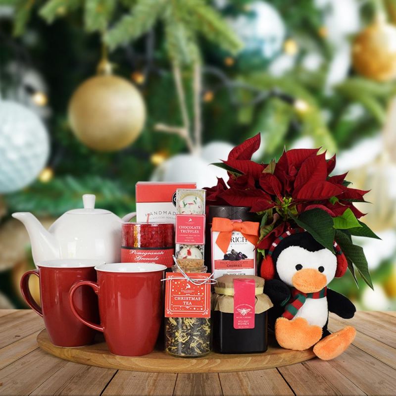 Holiday Tea Gift Basket HAZELTON'S USA