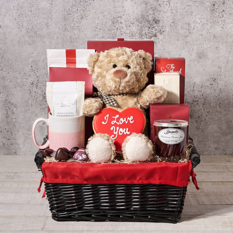 Love & Chocolate Gift Basket - HAZELTON'S | USA