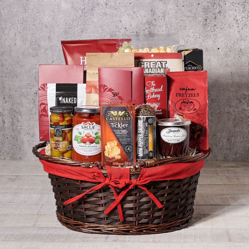 A Romantic Dinner Valentine’s Gift Basket HAZELTON'S USA