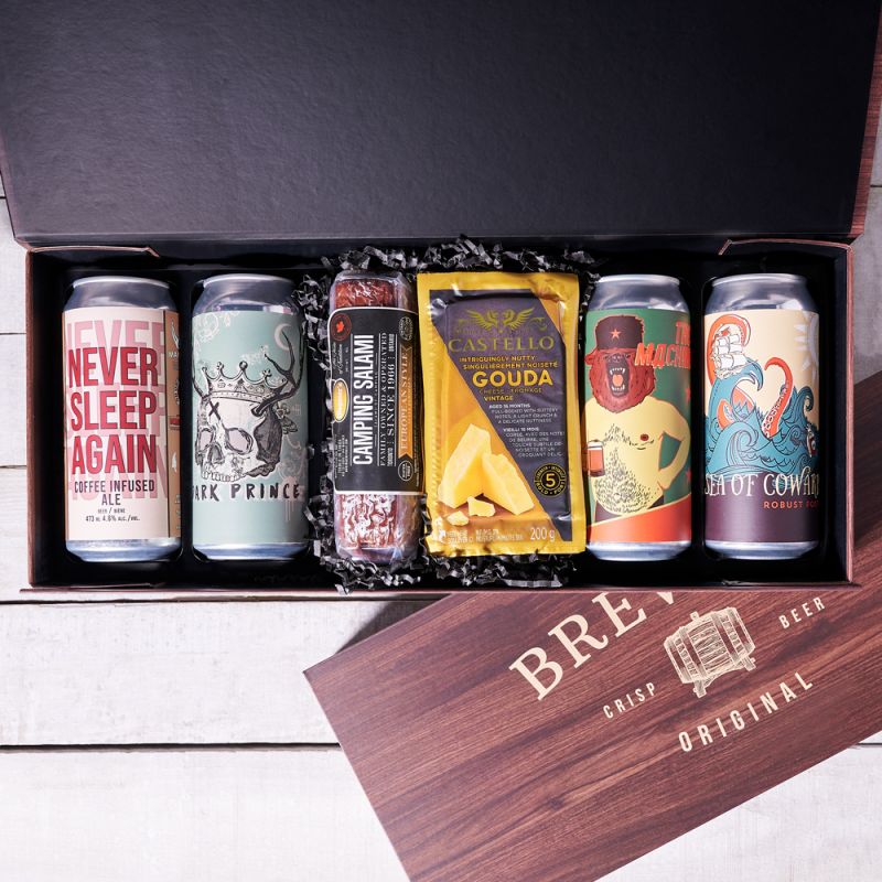 Simple Charcuterie & Craft Beer Box Beer gift baskets Canada delivery US delivery