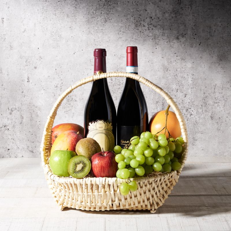 New Harvest Wine Gift Basket HAZELTON'S USA Wine Gift Baskets