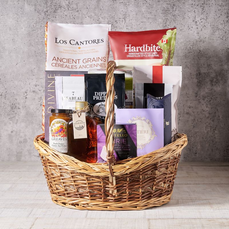 Classy Snacking Gift Basket - HAZELTON'S | USA