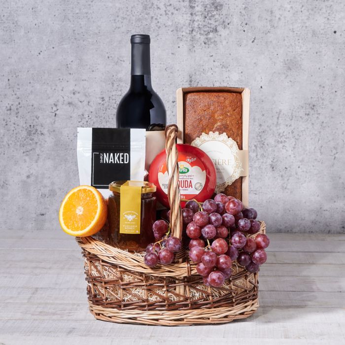 Fresh Market Wine Gift Basket wine gift baskets US delivery
