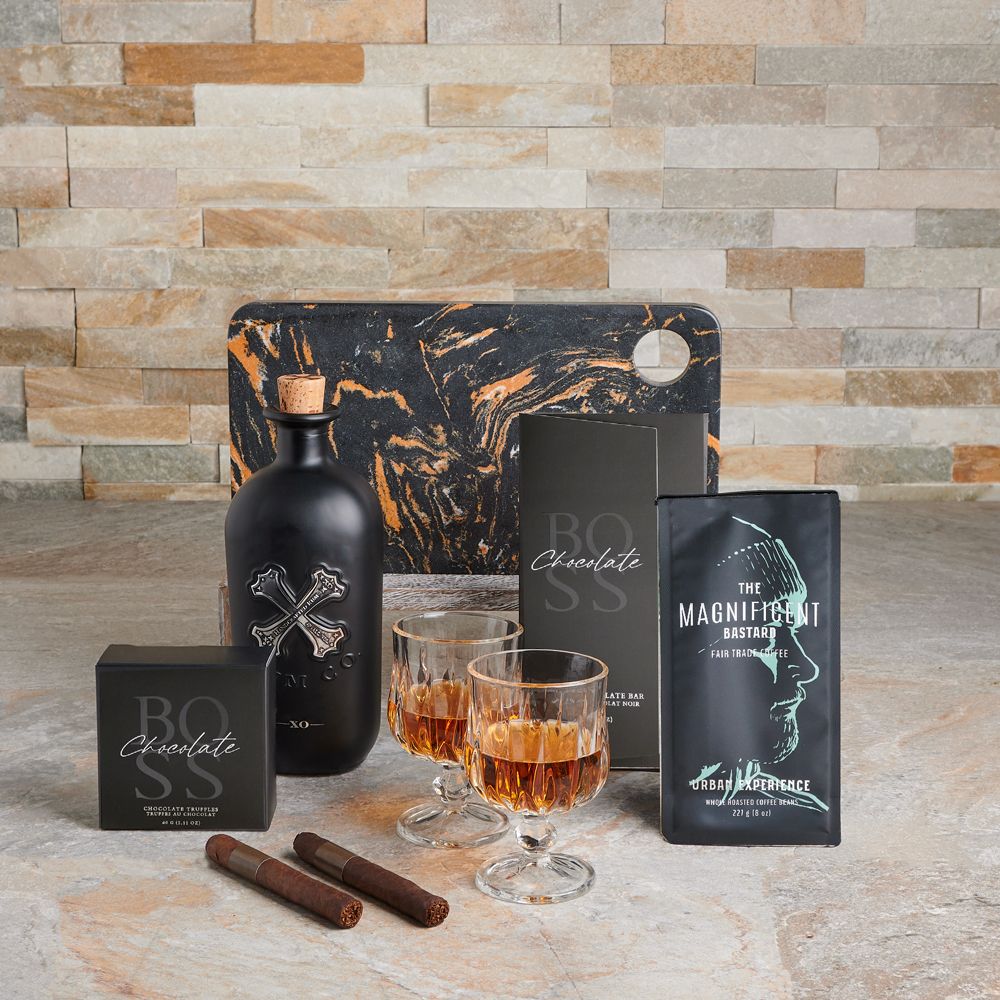 Coffee & Cigars Liquor Gift Set – Liquor Gift Baskets – Us Delivery