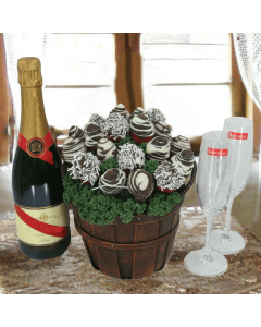 Champagne & Chocolate Bouquet