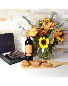 Thanksgiving Sweets & Wine Gift Set