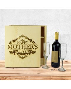 Happy Mother's Day Wine Crate