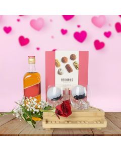 Grand Piano Gift Basket with Spirits