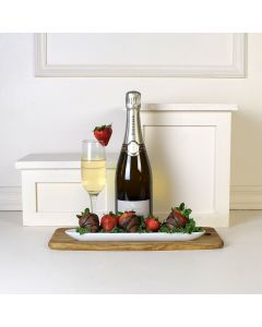 Mother’s Day Champagne & Chocolate Dipped Strawberries