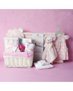 DELUXE BABY GIRL CHANGING SET
