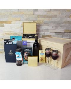 Sophisticate’s Wine & Treat Gift Crate