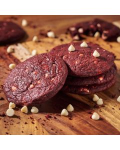 White Chocolate Chip Red Velvet Cookies , Valentine's Day gifts, cookies