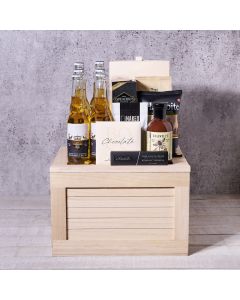 Corona Beer & Snacks Gift Basket, beer gift baskets, gourmet gift baskets, chocolate gift baskets