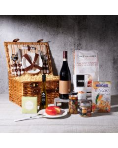 The Napa Valley Picnic Basket with Wine, wine gift baskets, gourmet gifts, gifts