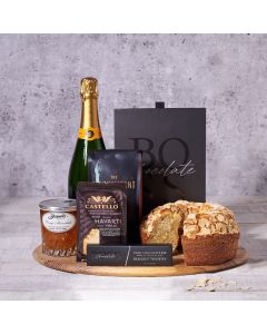 The Elegant Bubbly Gift Set, champagne gift, sparkling wine gift, champagne, sparkling wine, gourmet gift, coffee gift, coffee