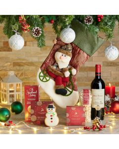 popcorn, christmas, cookies, Chocolate, gourmet, wine, wine gift, Set 23965-2021, wine gift delivery, delivery wine gift, christmas gift usa, usa christmas gift