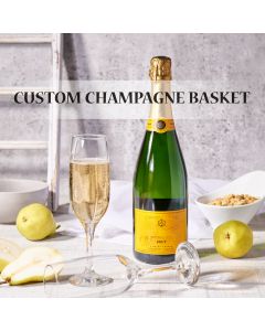 Custom Champagne Gift Baskets, Custom Gifts Baskets, Champagne Gifts, USA Delivery