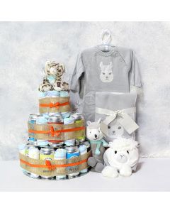 Unisex Elegant Baby Diaper Set
