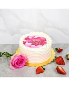 Valentine's Day Vanilla Cake