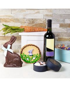 Easter Wine & Chocolate Gift Basket