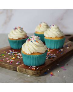 Vanilla Cupcakes With Sprinkles
