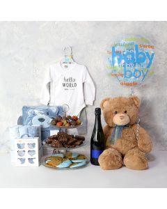 Handsome Baby Boy Gift Basket
