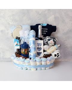 Bubbly Baby Gift Set with Champagne