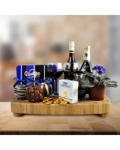 The Luxury Hanukkah Wine and Cheese Board