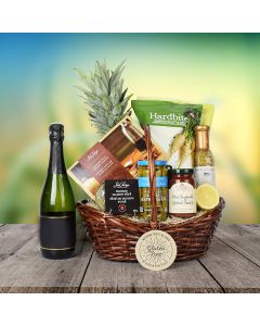 Family’s Day Out Gift Basket With Champagne