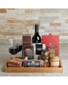 The Chateau de Charmes Gift Basket, Valentine's Day gifts, wine gifts