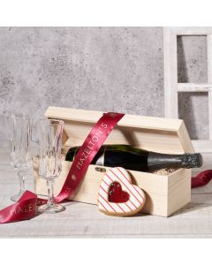 “Love Is In The Air” Champagne Gift Set, Valentine's Day gifts, sparkling wine gifts