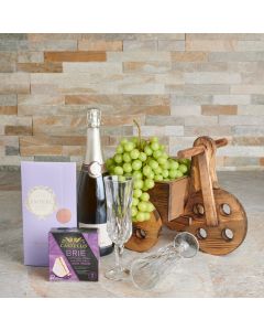 Sparkling Wine & Pairing Gift Basket