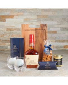 Bourbon Temptation Gourmet Gift Set, Liquor Gift Baskets, Chocolate Gift Baskets, USA Delivery