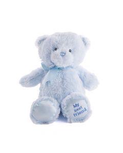 Blue Best Friend Baby Plush Bear, Baby Boy Plushies, Baby Toys, Baby Plushies, Plushy Toys, USA Delivery