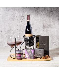 The Wine Cart Gift Basket, Wine Gift Baskets, Gourmet Gift Baskets, Chocolates, Cheese, USA Delivery