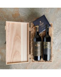 Wine Duo Gift Basket, Wine Gift Baskets, Canada Delivery