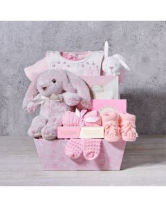 The Pink Bunny Baby Girl Gift Basket