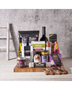 wine gift baskets, gift baskets, baskets, gourmet, salami, charcuterie