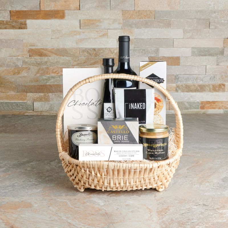 coffee and wine gift baskets