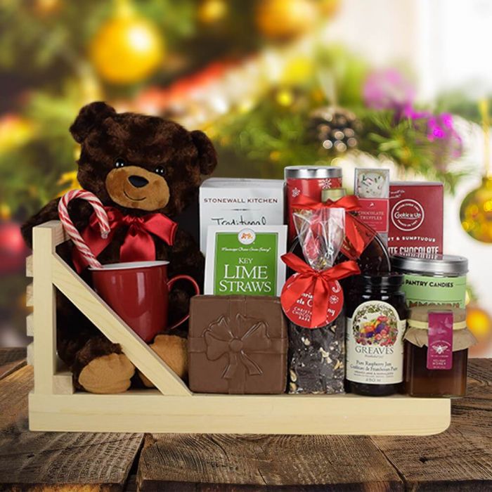 Christmas Tea Cookies Gift Basket Hazelton S Usa