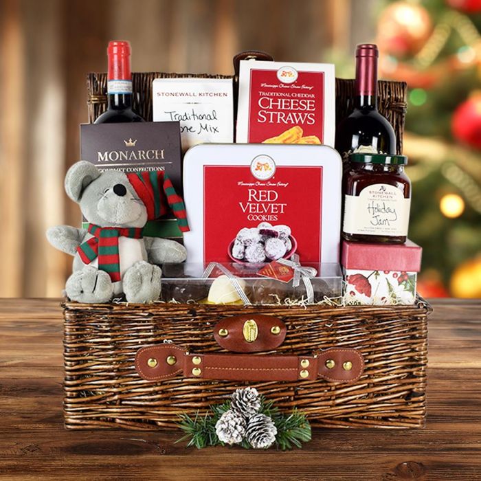 Christmas Cheer Picnic Basket Hazelton S Usa