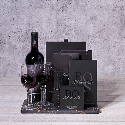 Treat The Boss Wine Gift Set