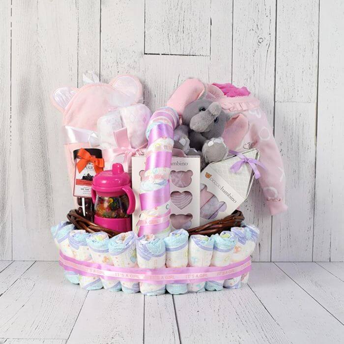 Baby Girl Gift Baskets